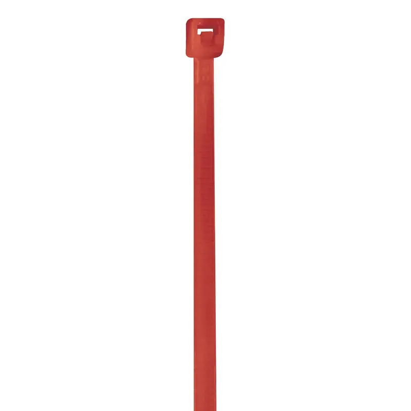 4" 18# Fluorescent Red Cable Ties (CT422K) Case Of 1000