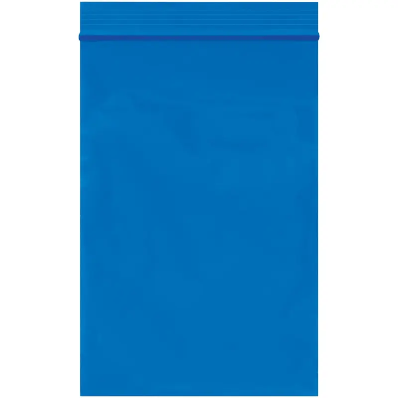 4 x 6" - 2 Mil Blue Reclosable Poly Bags (PB3565BL) Case Of 1000