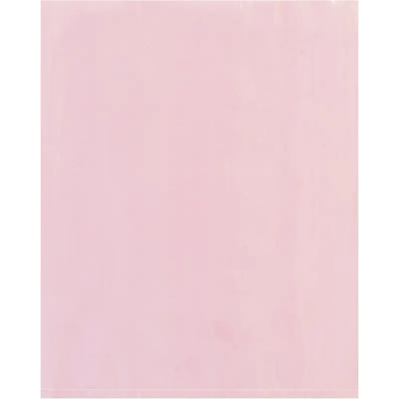 4 x 8" - 6 Mil Anti-Static Flat Poly Bags (PBAS8140) Case Of 1000