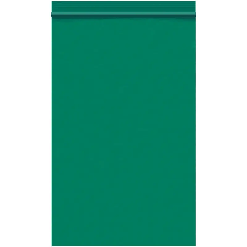 5 x 8" - 2 Mil Green Reclosable Poly Bags (PB3585G) Case Of 1000