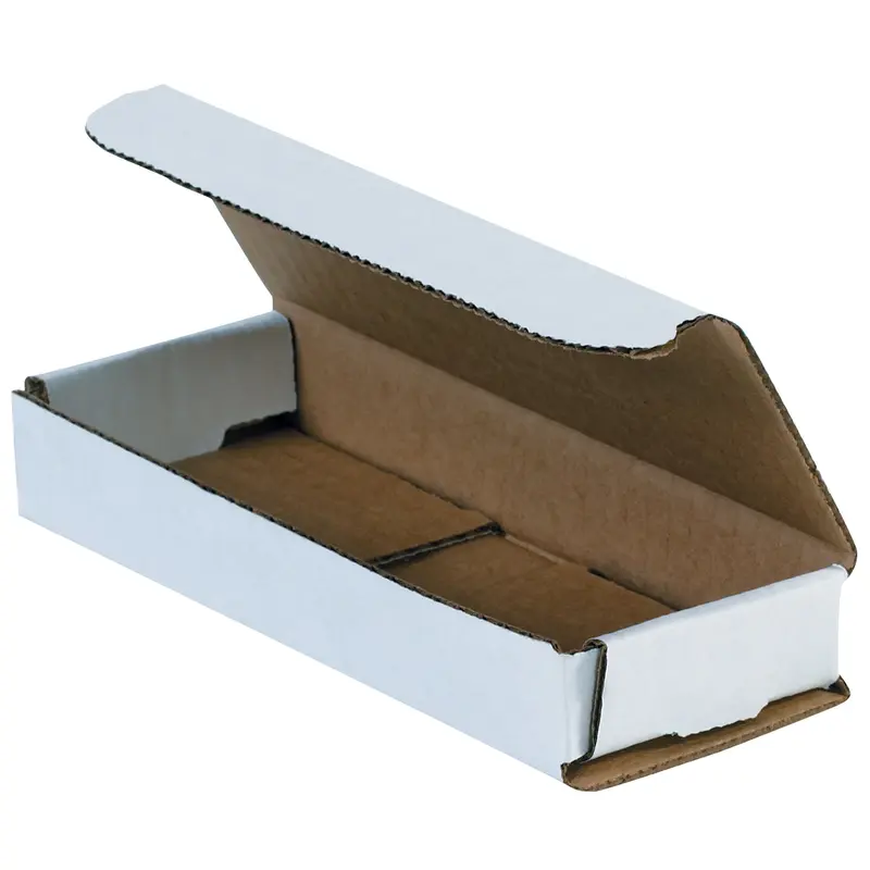 6 1/2 x 2 1/2 x 1" White Corrugated Mailers (MRX1X) Bundle Of 50