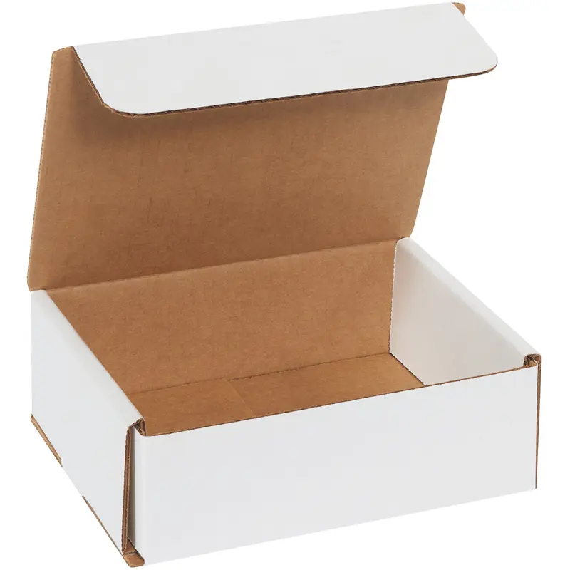 6 x 5 x 2" White Corrugated Mailers (M652) Bundle Of 50