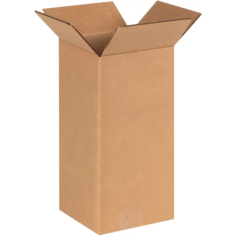 6 x 6 x 12" Tall Corrugated Boxes (6612) Bundle Of 25