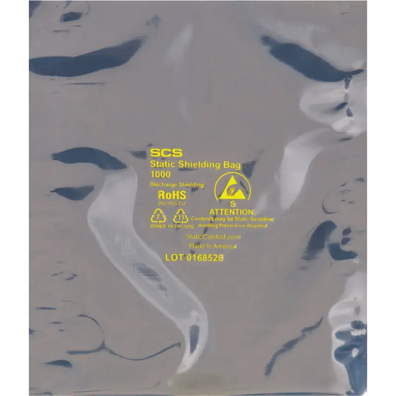 6 x 8" Open End Static Shielding Bags (STC125) Case Of 500