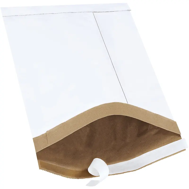 8 1/2 x 14 1/2" White #3 Self-Seal Padded Mailers (B806WSS) Case Of 100