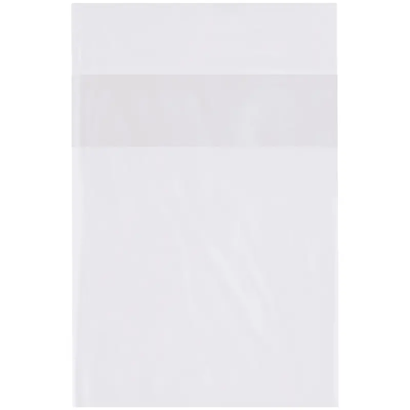 8 x 10" - 2 Mil Flap Lock Poly Bags (PBFL081002) Case Of 1000