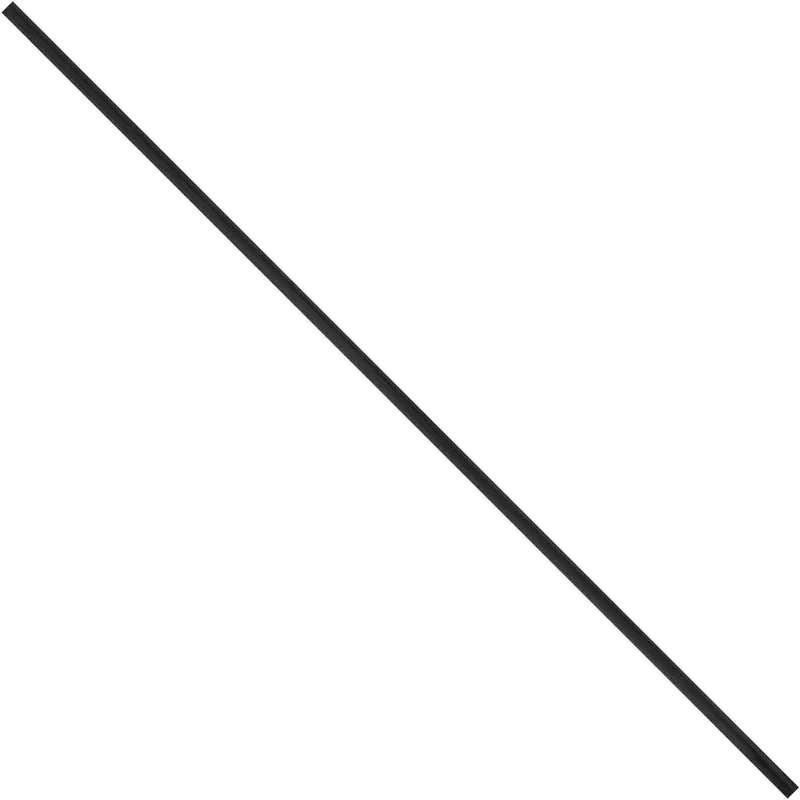 8 x 5/32" Black Plastic Twist Ties (PLT8K) Case Of 2000