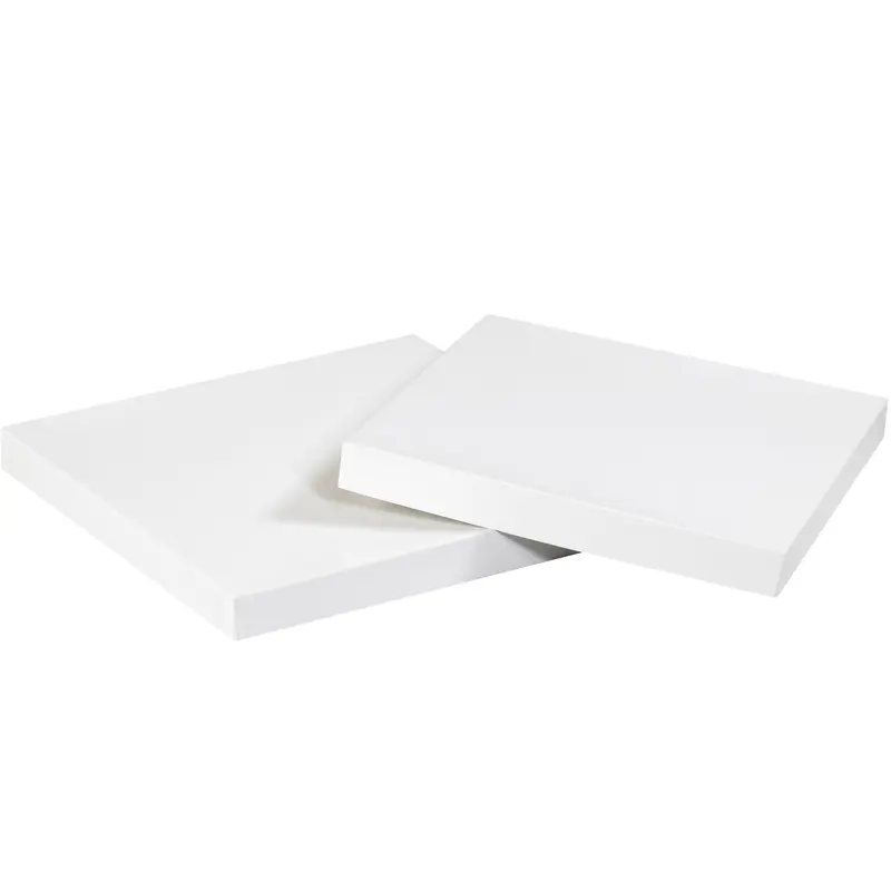 8 x 8" White Deluxe Gift Box Lids (DGBL88W) Case Of 50