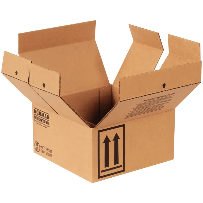 9 7/16 x 9 7/16 x 5" 4 - 1 Quart Haz Mat Boxes (HAZCO4Q) Bundle Of 25