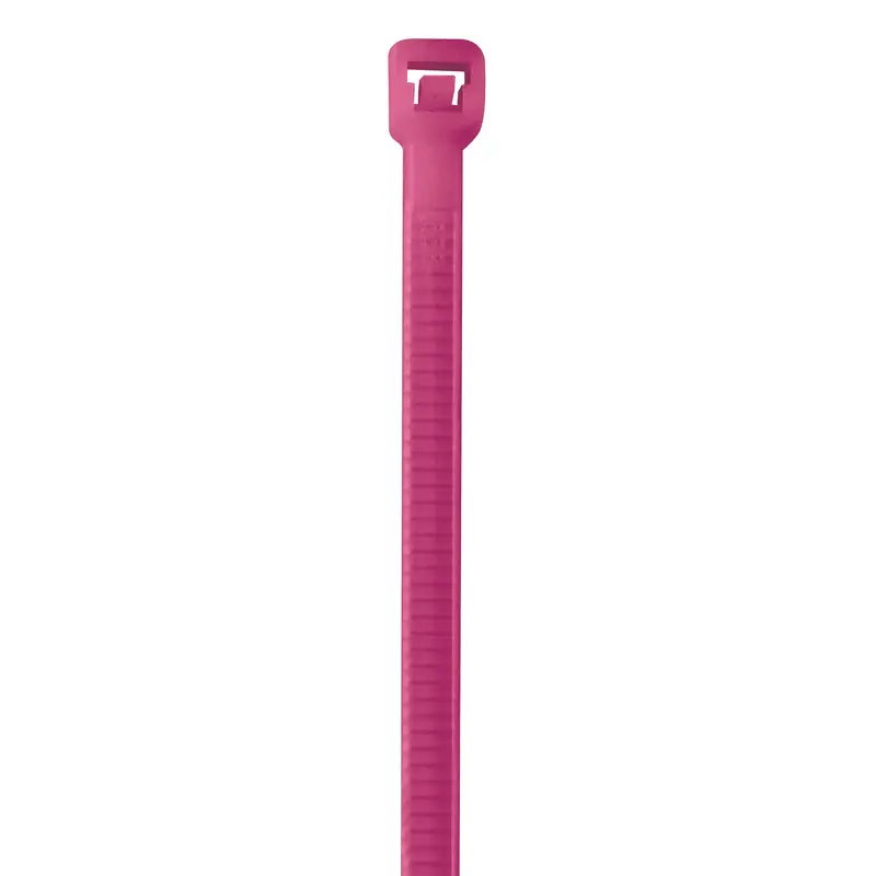 8" 40# Fluorescent Pink Cable Ties (CT444L) Case Of 1000