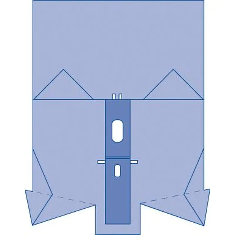 Abdominal Lithotomy Drape, Sterile, 8/CS (DYNJP9004) Case of 8