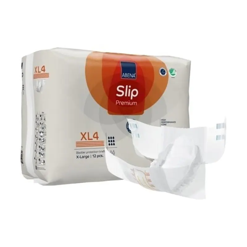 Abena Slip Premium XL4 Unisex Adult Incontinence Brief X-Large Disposable Heavy Absorbency (1218210_CS) 48/CS