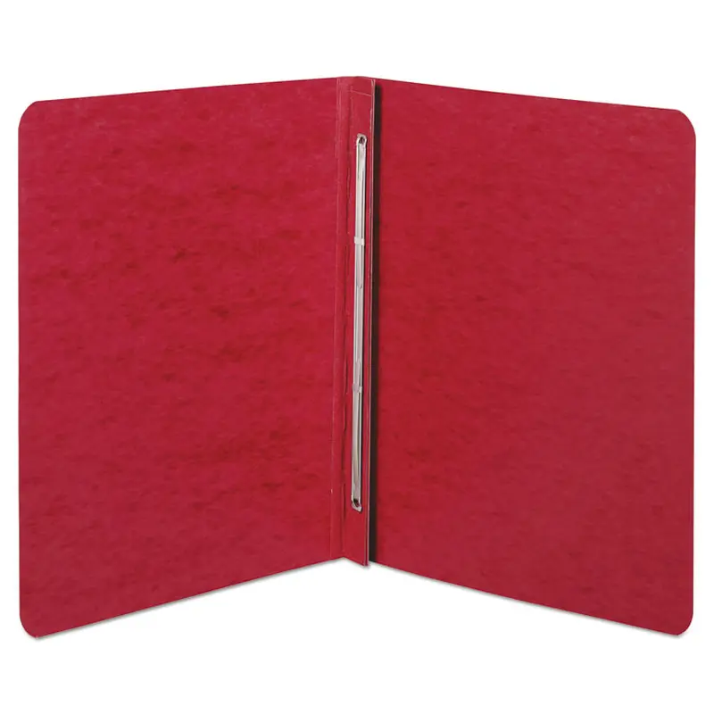ACCO Pressboard Report Cover with Tyvek Reinforced Hinge, Two-Piece Prong Fastener, 3" Capacity, 8.5 x 11, Executive Red (ACC25979) 1 Pack of 1