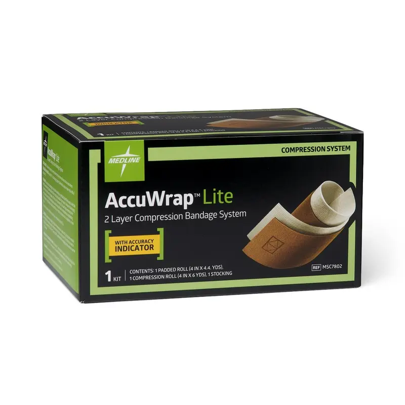 AccuWrap Lite 2-Layer Compression Bandage System, 8/CS (MSC7802) Case of 8