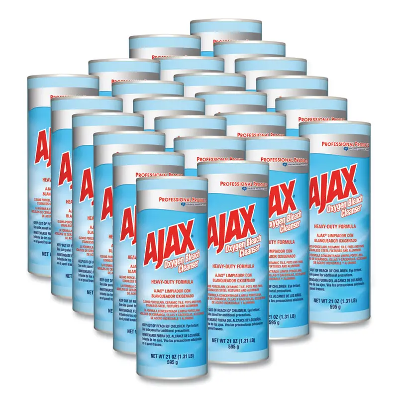 Ajax Oxygen Bleach Powder Cleanser, 21oz Can, 24/Carton (CPC14278CT) Case of 24