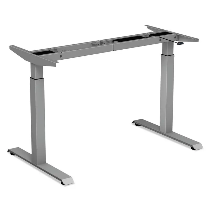 Alera AdaptivErgo Sit-Stand Two-Stage Electric Height-Adjustable Table Base, 48.06" x 24.35" x 27.5" to 47.2", Gray (ALEHT2SSG) Each