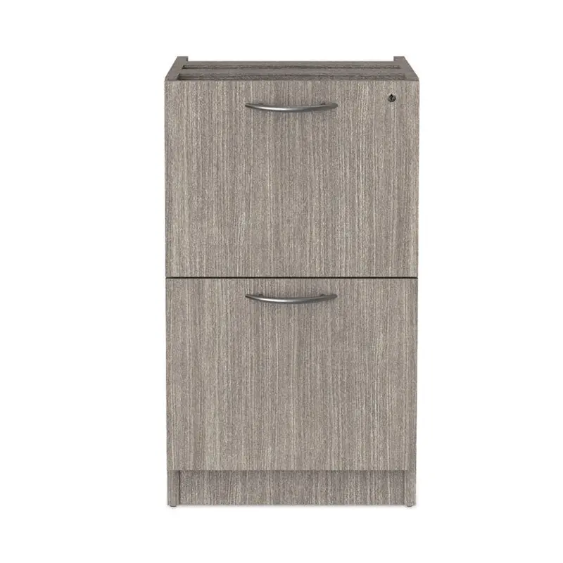 Alera Alera Valencia Series Full Pedestal File, Left or Right, 2 Legal/Letter-Size File Drawers, Gray, 15.63" x 20.5" x 28.5" (ALEVA542822GY) Each