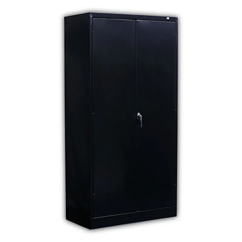 Alera Economy Assembled Storage Cabinet, 36w x 18d x 72h, Black (ALECME7218BK) Each