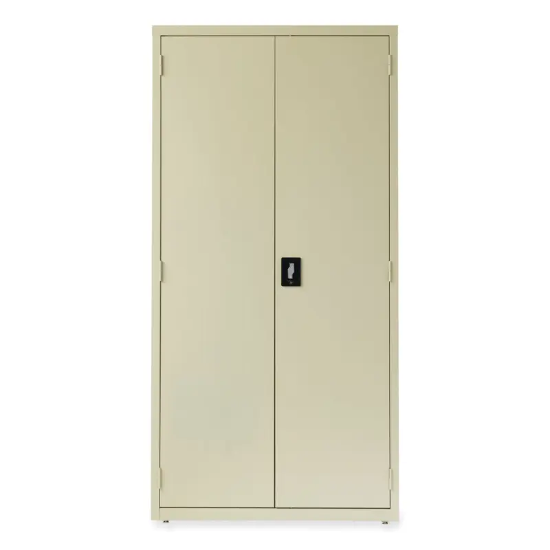 Alera Economy Assembled Storage Cabinets, 5 Shelves, 36" x 18" x 72", Putty (ALEHCM7218PY) Each