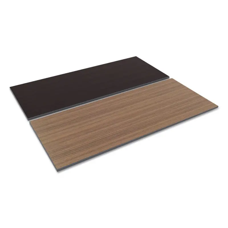 Alera Reversible Laminate Table Top, Rectangular, 71.5w x 29.5d, Espresso/Walnut (ALETT7230EW) Each