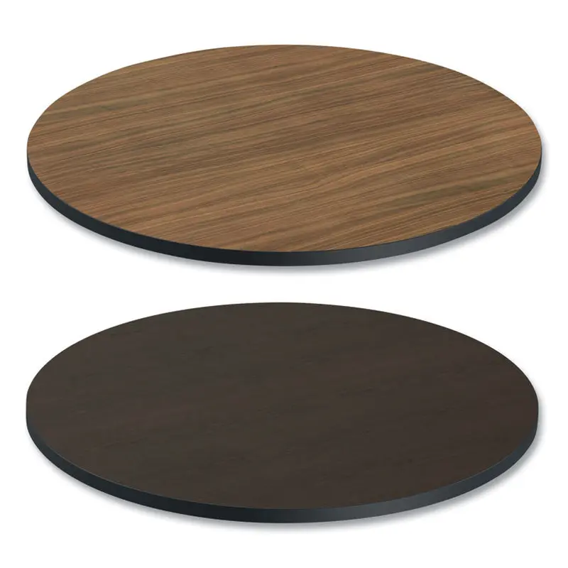 Alera Reversible Laminate Table Top, Round, 35.5" Diameter, Espresso/Walnut (ALETTRD36EW) Each