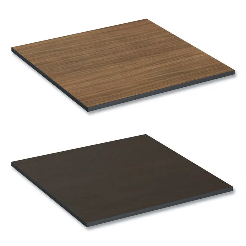 Alera Reversible Laminate Table Top, Square, 35.38w x 35.38d, Espresso/Walnut (ALETTSQ36EW) Each
