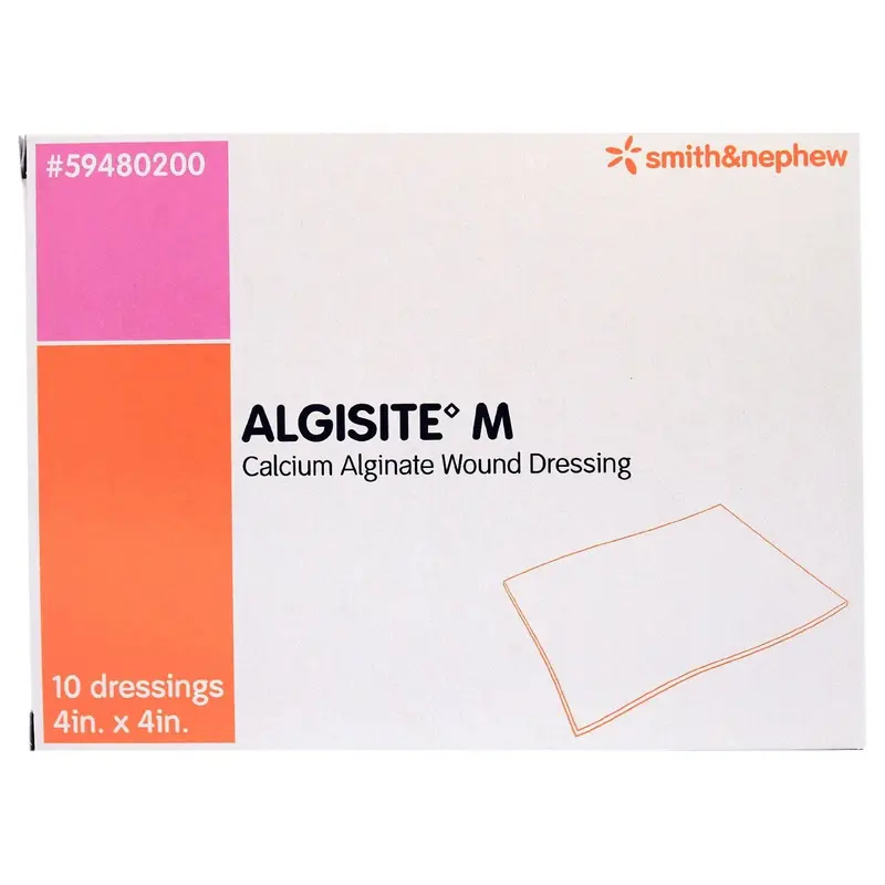 AlgiSite M Alginate Dressing 4 X 4 Inch Square (372316_EA) 1/EA