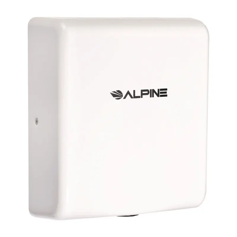 Alpine Industries Willow Commercial 120V Automatic Hand Dryer, 3.93 x 11.25 x 12.63, Stainless Steel, White (ALHALP40510WHI) Each