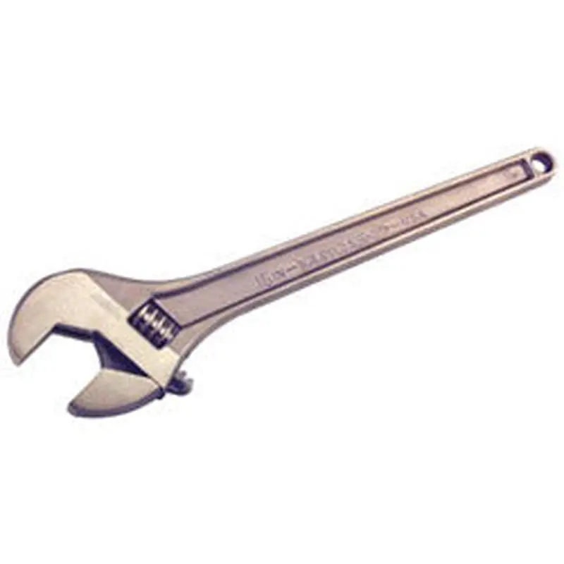 Ampco Safety Tools Adjustable End Wrenches, 12 in L, 1-1/2 in Opening, Corrosion Resistant (065-W-73) Each