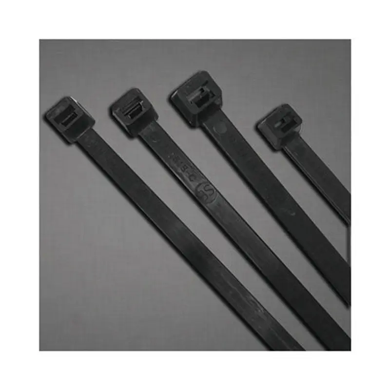 Anchor Brand UV Stabilized Cable Tie, 50 lb Tensile Strength, 14.6 in L, Black, 100 Ea/Bag (102-1450UVB) 1 Bag