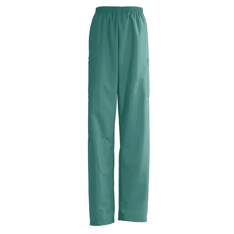 AngelStat Unisex Cargo Scrub Pants with Elastic Waist, Emerald, Long Inseam, Size XL, 1 EA (674NJTXLL) Each