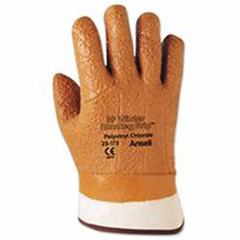 Ansell ActivArmrWinter Monkey Grip Gloves, Rough Finish, Size 10, Orange (012-23-173-10) 12 Pairs