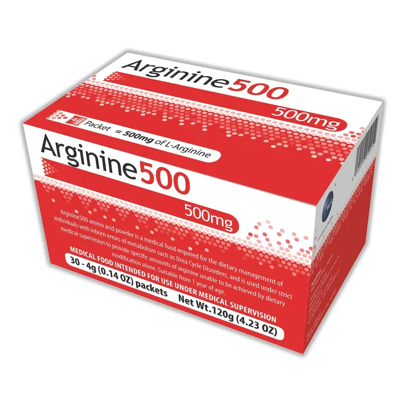 Arginine 500 Oral Supplement Unflavored Powder 4 Gram Individual Packet (1138758_CS) 30/CS