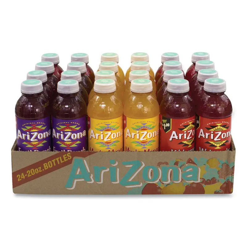 Arizona Juice Variety Pack, Fruit Punch/Mucho Mango/Watermelon, 20 oz Bottle, 24/Carton, Ships in 1-3 Business Days (GRR90000104) Each