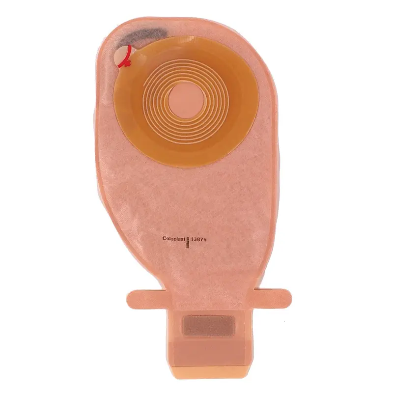 Assura EasiClose Ostomy Pouch One-Piece System 11 Inch Length, Maxi Convex, Pre-Cut 7/8 Inch Stoma Drainable (550866_BX) 10/BX