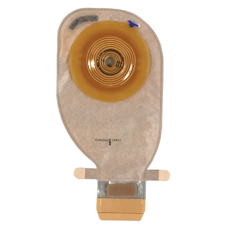 Assura Ostomy Pouch One-Piece System 11-1/4 Inch Length Convex, Trim to Fit 3/4 to 1-1/4 Inch Stoma Drainable (473537_BX) 10/BX