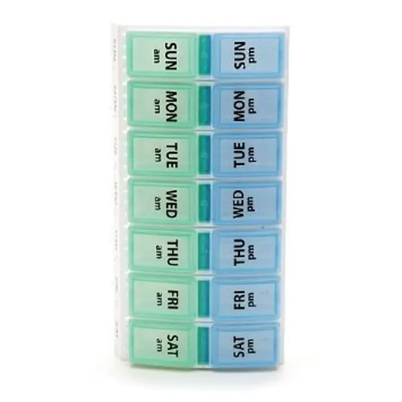 Apothecary Products Pill Organizer 7 Day 2 Dose (977369_EA) 1/EA
