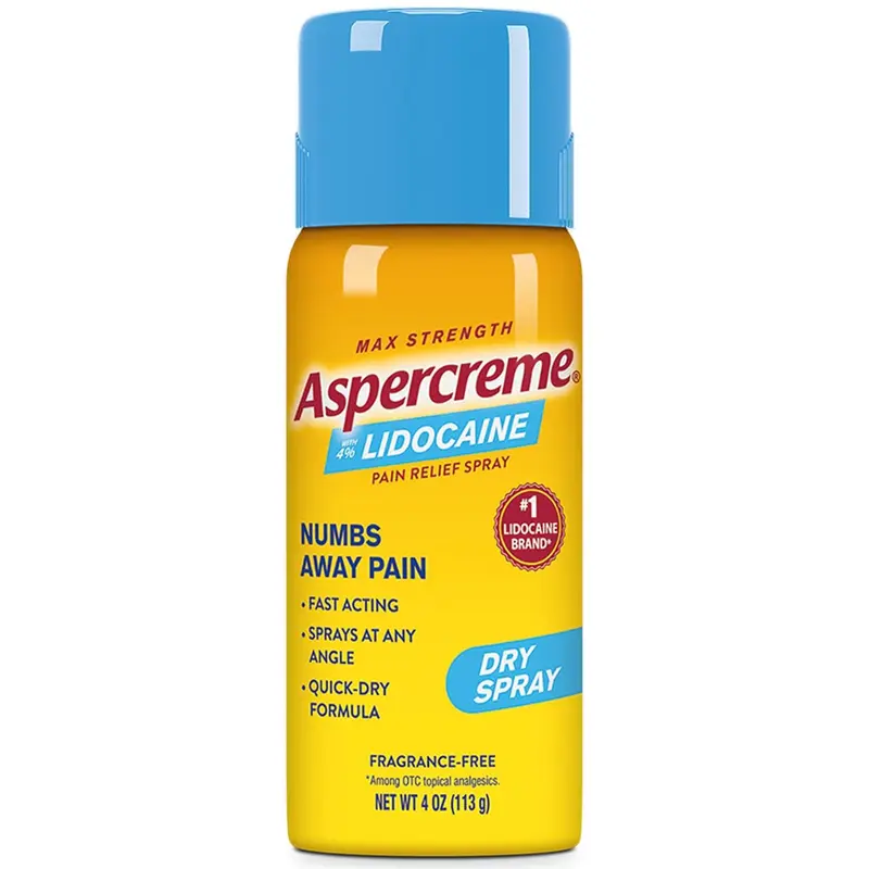 Aspercreme Max Topical Pain Relief 4% Strength Lidocaine Spray 4 oz. (1152852_EA) 1/EA