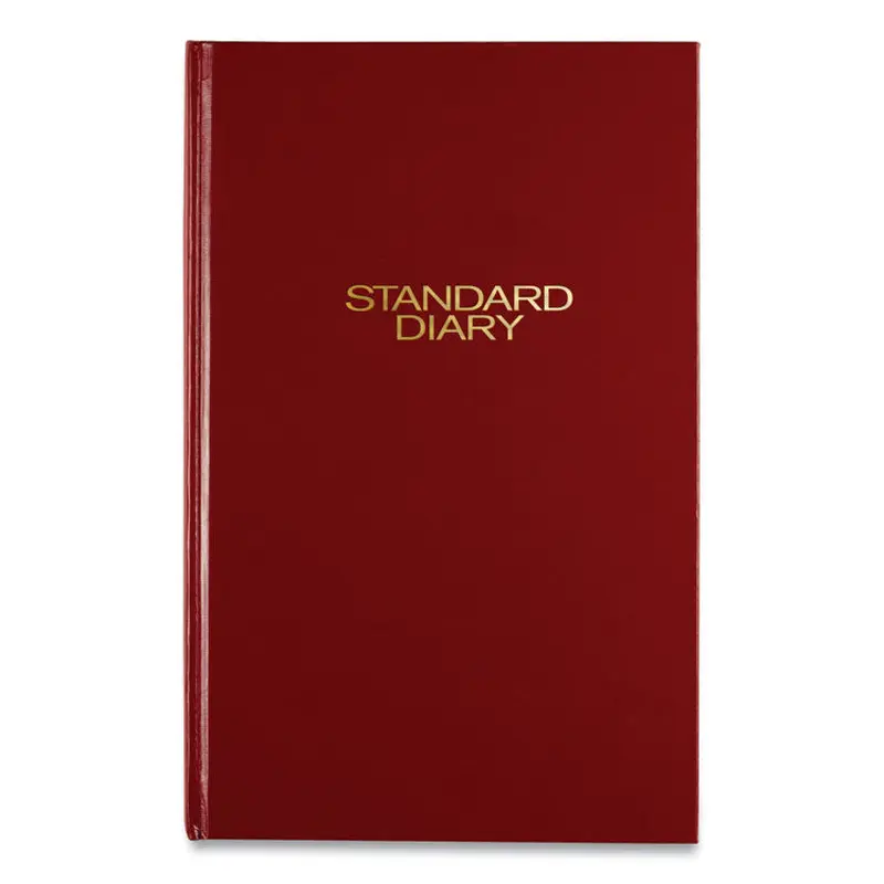 AT-A-GLANCE Standard Diary Daily Diary, 2026 Edition, Wide/Legal Rule, Red Cover, (200) 12 x 7.75 Sheets (AAGSD37613) Each