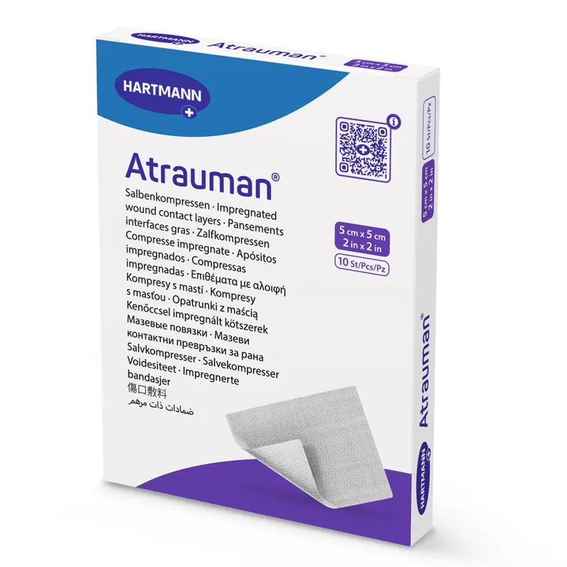 Atrauman Impregnated Contact Layer Dressing 2 X 2 Inch Sterile (1161219_BX) 10/BX