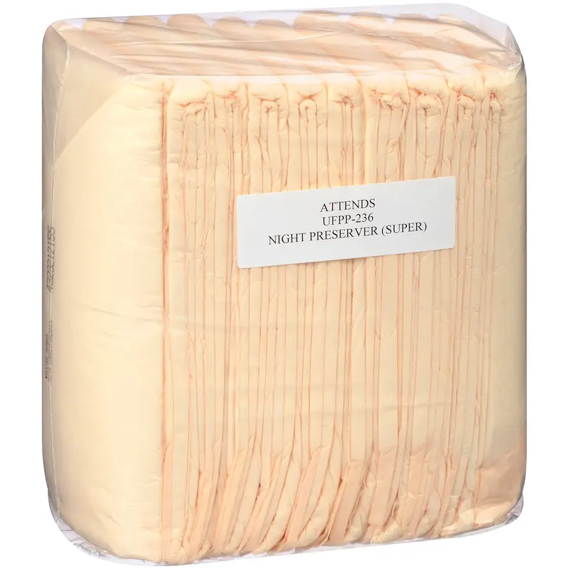 Attends Care Night Preserver Disposable Underpad 23 X 36 Inch Cellulose / Polymer Heavy Absorbency (747337_CS) 150/CS