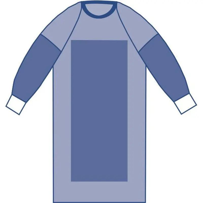 Aurora Poly Reinforced Gown with Raglan Sleeves, Sterile, Size 2XL, 28/CS (DYNJP2809) Case of 28