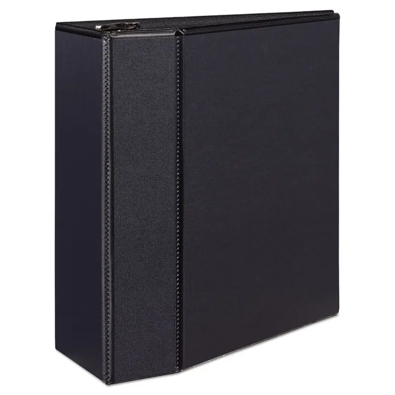 Avery Durable View Binder with DuraHinge and EZD Rings, 3 Rings, 5" Capacity, 11 x 8.5, Black, (9900) (AVE09900) Each
