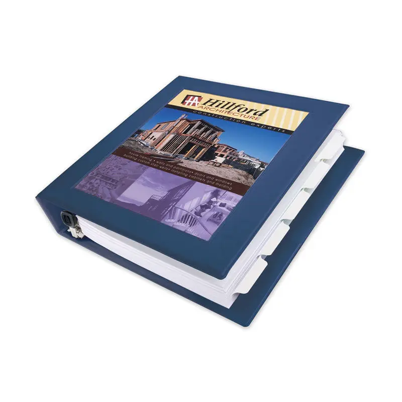 Avery Framed View Heavy-Duty Binders, 3 Rings, 0.5" Capacity, 11 x 8.5, Navy Blue (AVE68051) Each