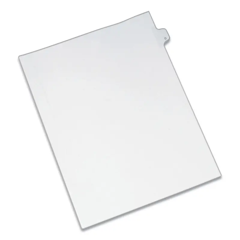Avery Preprinted Legal Exhibit Side Tab Index Dividers, Allstate Style, 26-Tab, D, 11 x 8.5, White, 25/Pack (AVE82166) Set of 25