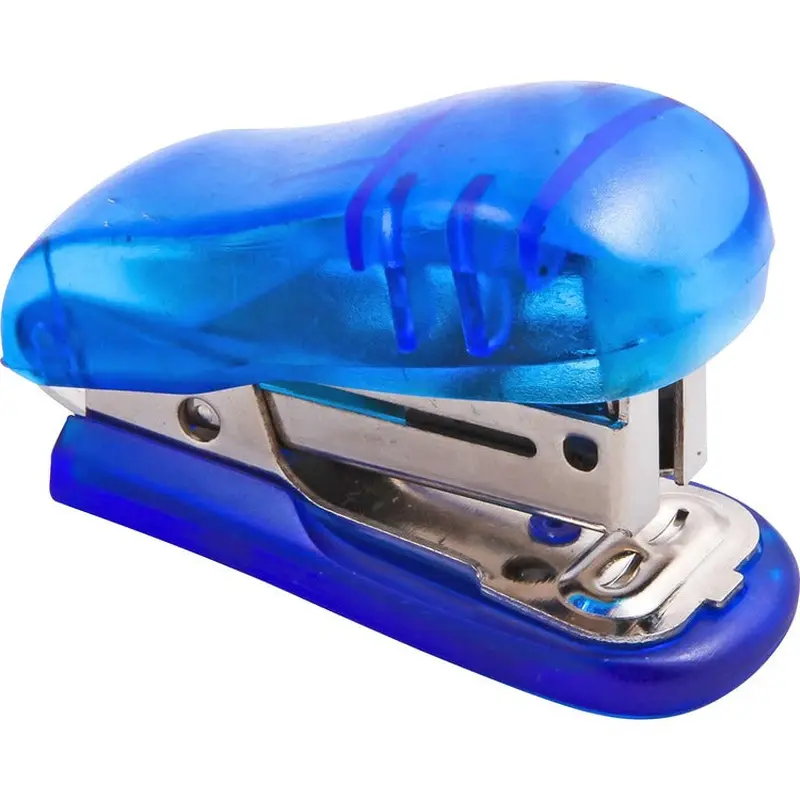Baumgartens Mini Stapler, Plastic, Translucent Assorted (BAU26510) Each