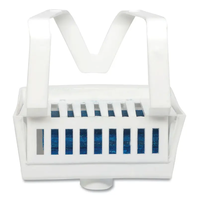 Big D Industries Non-Para Toilet Bowl Block, Lasts 30 Days, Evergreen Scent, White, 12/Box (BGD661) Box of 12