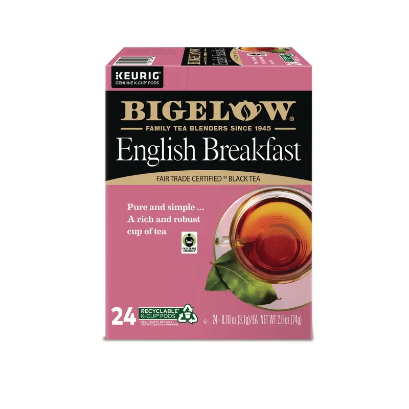 Bigelow English Breakfast Tea K-Cups Pack, 24/Box (GMT6080) Box of 24