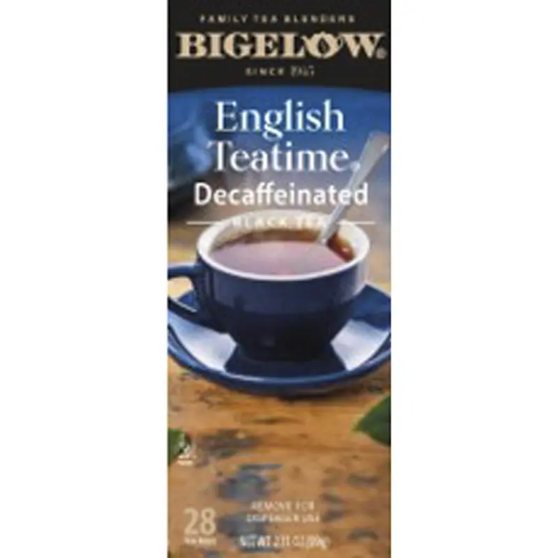 Bigelow Single Flavor Tea Decaf, English Teatime, 28/Box (BTC10357) Box of 28