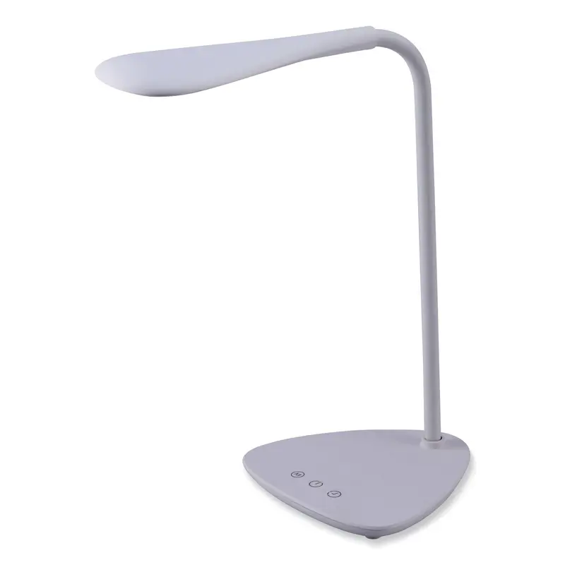 BLACK DECKER Battery LED Dimmable Desk Lamp with Adjustable Color Temperature, 12.6" High, White (BOSVLED1820BD) Each